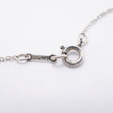【6jgb0740-k】ティファニー ネックレス ビーン シルバー925【中古】レディース