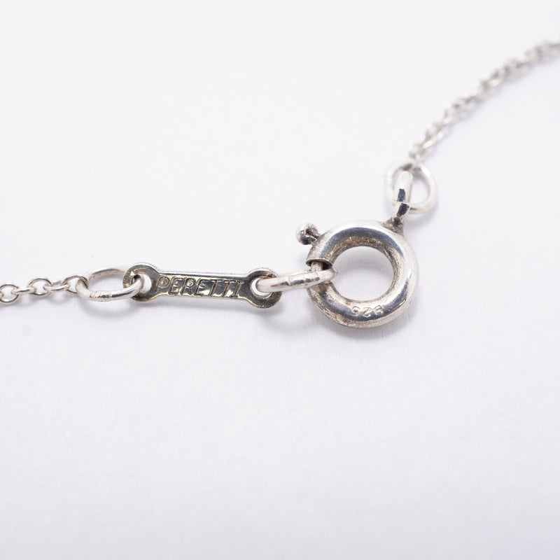 【6jgb0740-k】ティファニー ネックレス ビーン シルバー925【中古】レディース