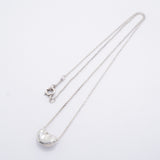 【6jgb0740-k】ティファニー ネックレス ビーン シルバー925【中古】レディース