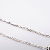 【6jgb0740-k】ティファニー ネックレス ビーン シルバー925【中古】レディース