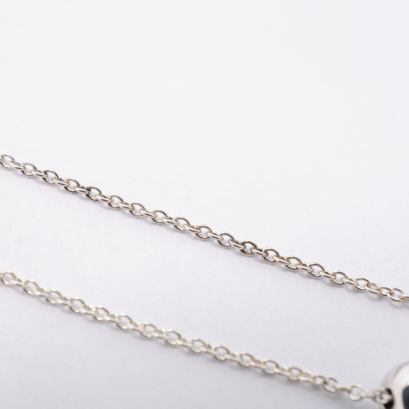 【6jgb0740-k】ティファニー ネックレス ビーン シルバー925【中古】レディース
