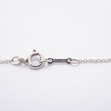 【6jgb0740-k】ティファニー ネックレス ビーン シルバー925【中古】レディース