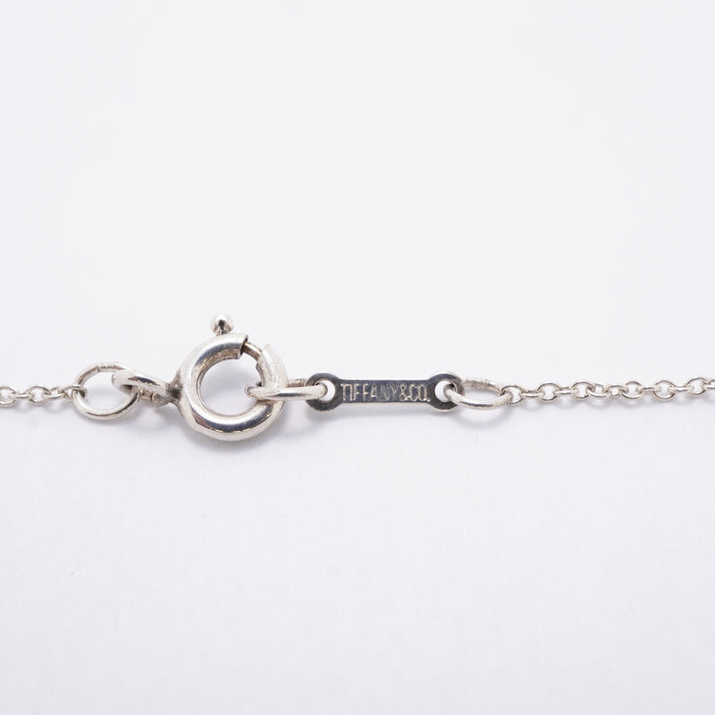【6jgb0740-k】ティファニー ネックレス ビーン シルバー925【中古】レディース
