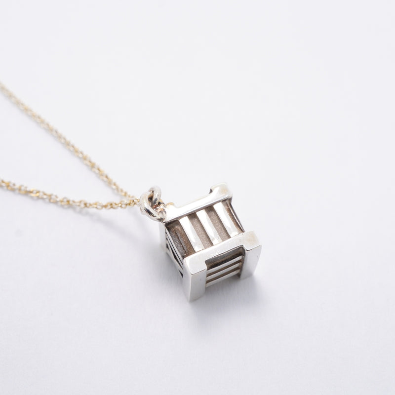 【6jgb0741-k】ティファニー ネックレス アトラス キューブ シルバー925【中古】メンズ レディース ユニセックス