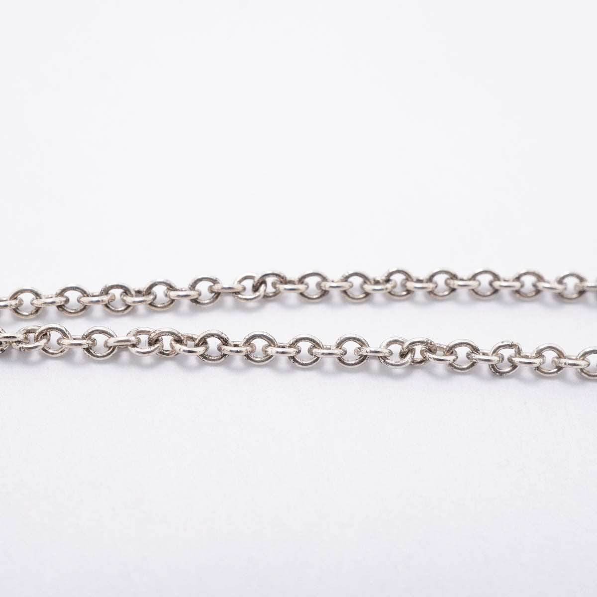【6jgb0743-k】ティファニー ネックレス オープンハート 3P シルバー925【中古】レディース