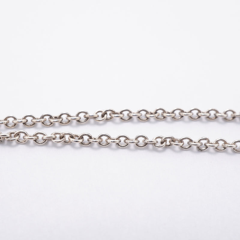 【6jgb0743-k】ティファニー ネックレス オープンハート 3P シルバー925【中古】レディース