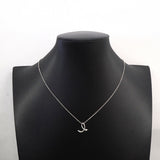 【6jgb0744-k】ティファニー ネックレス イニシャルe シルバー925【中古】レディース