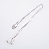 【6jgb0744-k】ティファニー ネックレス イニシャルe シルバー925【中古】レディース