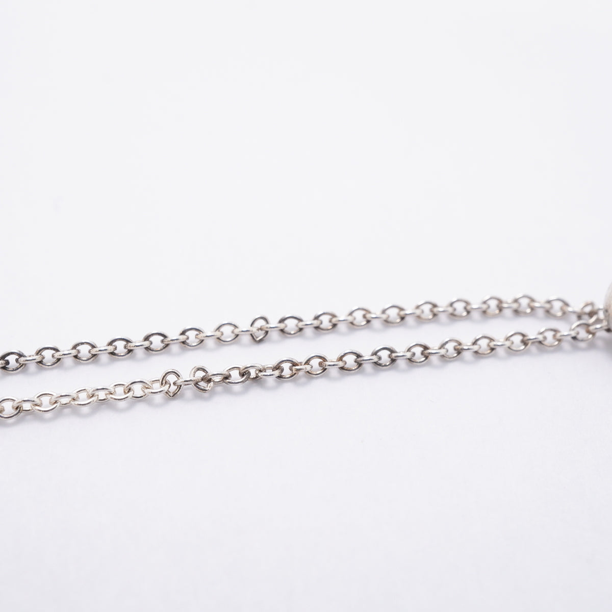 【6jgb0744-k】ティファニー ネックレス イニシャルe シルバー925【中古】レディース