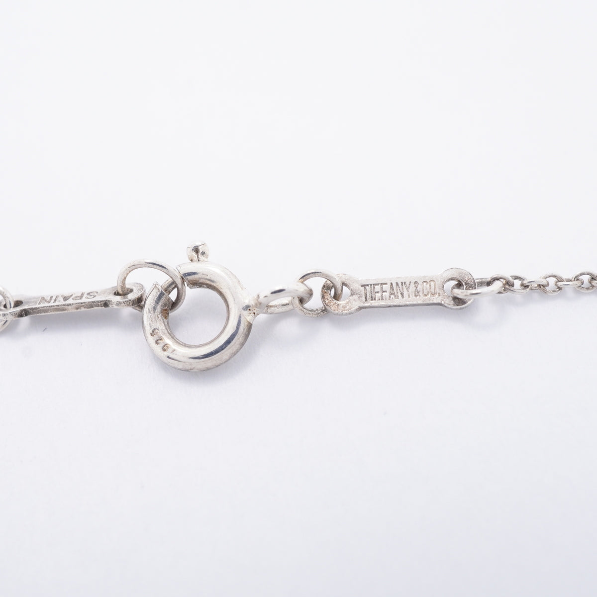【6jgb0744-k】ティファニー ネックレス イニシャルe シルバー925【中古】レディース