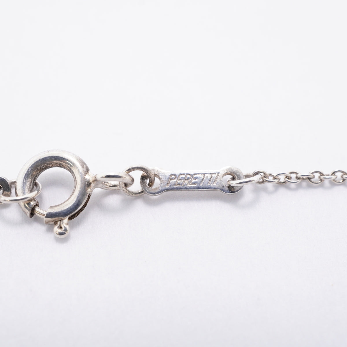 【6jgb0744-k】ティファニー ネックレス イニシャルe シルバー925【中古】レディース