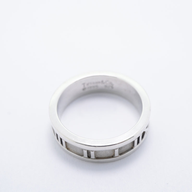 【6jgb0747-k】ティファニー リング アトラス シルバー925 18.5号【中古】メンズ