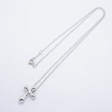 【6jgb0749】ティファニー ネックレス スモールクロス Pt950 プラチナ【中古】レディース