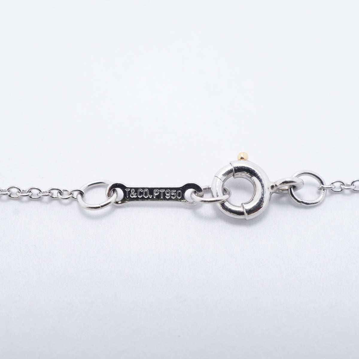 【6jgb0749】ティファニー ネックレス スモールクロス Pt950 プラチナ【中古】レディース