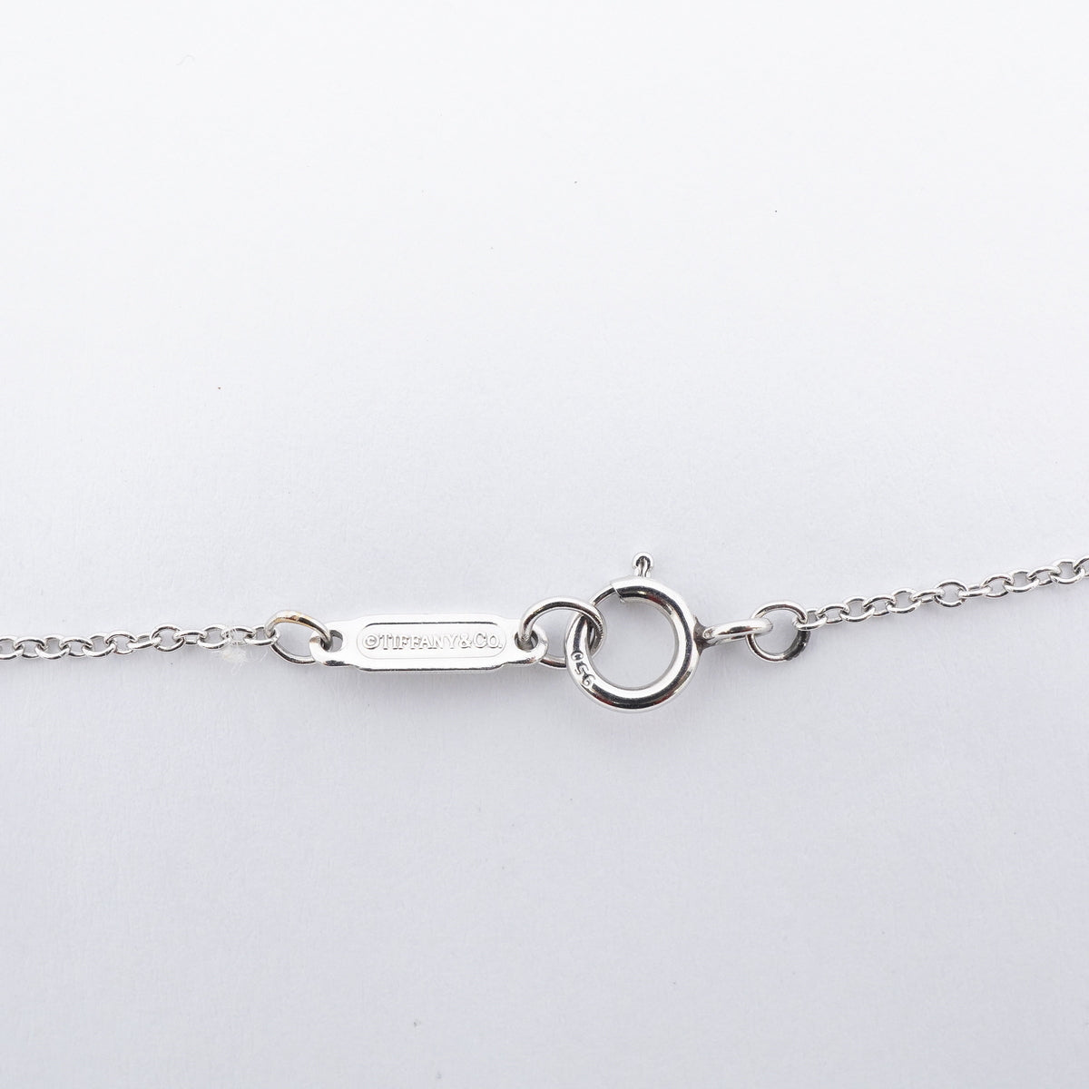 【6jgb0750】ティファニー ネックレス センチメンタルハート Pt950 プラチナ ダイヤモンド【中古】レディース