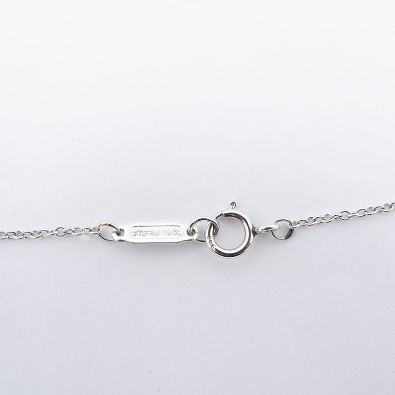 【6jgb0750】ティファニー ネックレス センチメンタルハート Pt950 プラチナ ダイヤモンド【中古】レディース