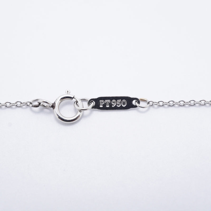 【6jgb0750】ティファニー ネックレス センチメンタルハート Pt950 プラチナ ダイヤモンド【中古】レディース