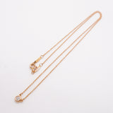 【6jgb0751】ティファニー ネックレス バイザヤード 1PD K18PG ピンクゴールド ダイヤモンド 0.10ct【中古】レディース