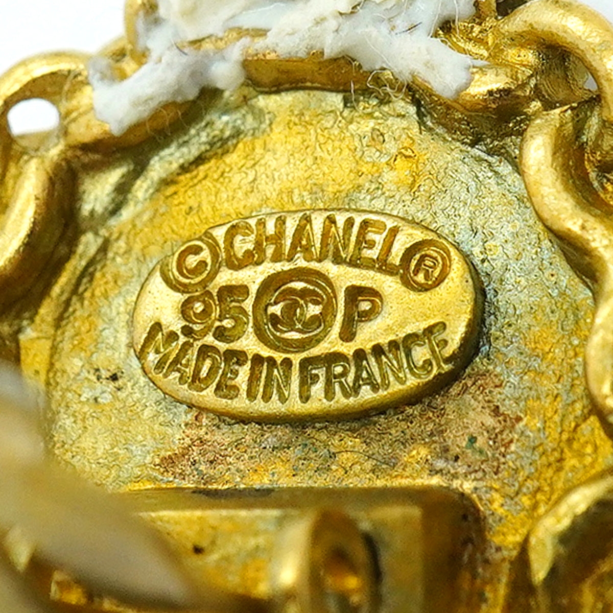 【6jgb0758】シャネル イヤリング ヴィンテージ ココマーク GPメッキ ゴールド【中古】レディース