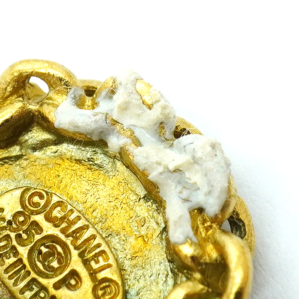 【6jgb0758】シャネル イヤリング ヴィンテージ ココマーク GPメッキ ゴールド【中古】レディース