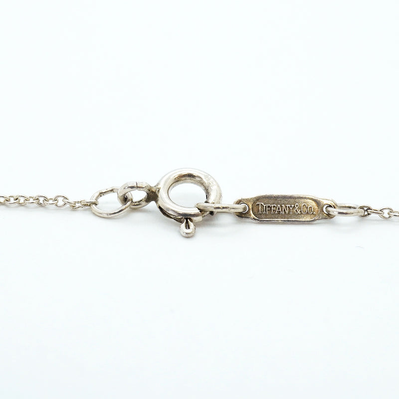 【6jgb0760】ティファニー ネックレス ハートリボン K18YG イエローゴールド シルバー925【中古】レディース