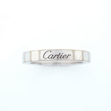 【6jgb0765】カルティエ リング ラニエール K18WG ホワイトゴールド ＃51【中古】レディース