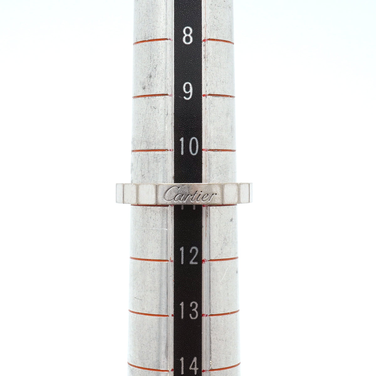 【6jgb0765】カルティエ リング ラニエール K18WG ホワイトゴールド ＃51【中古】レディース