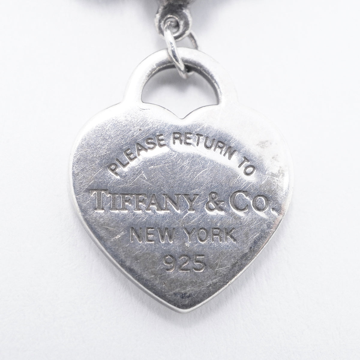 【6jgb0772-k】ティファニー ブレスレット リターントゥハート/ボールチェーン シルバー925【中古】レディース