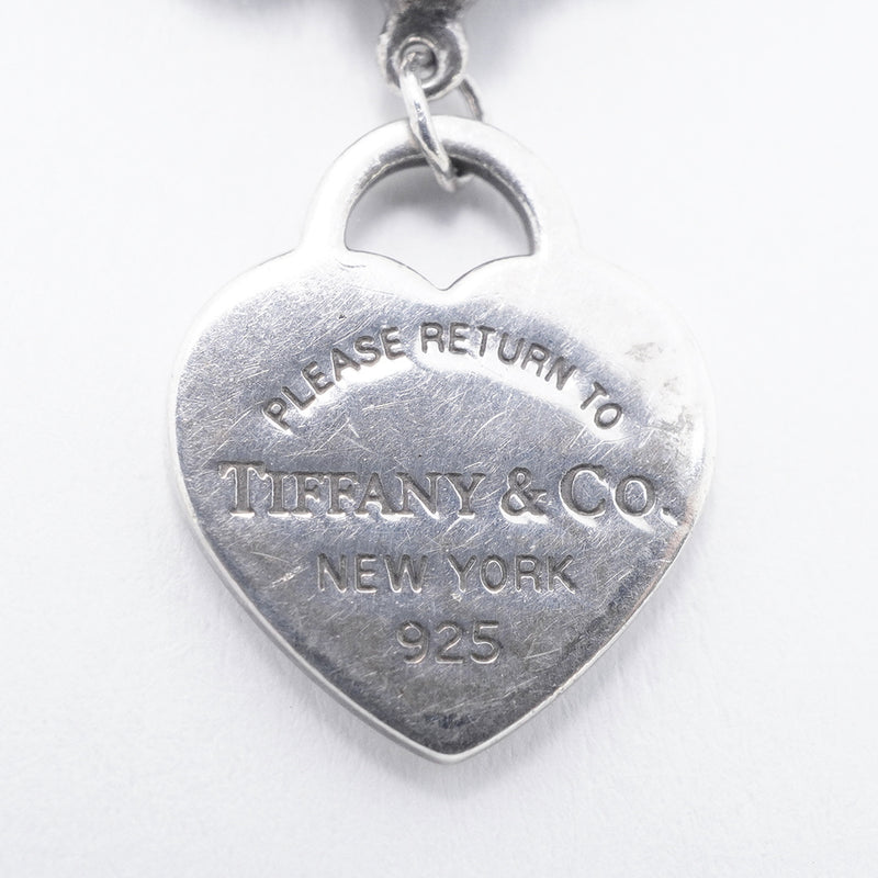 【6jgb0772-k】ティファニー ブレスレット リターントゥハート/ボールチェーン シルバー925【中古】レディース