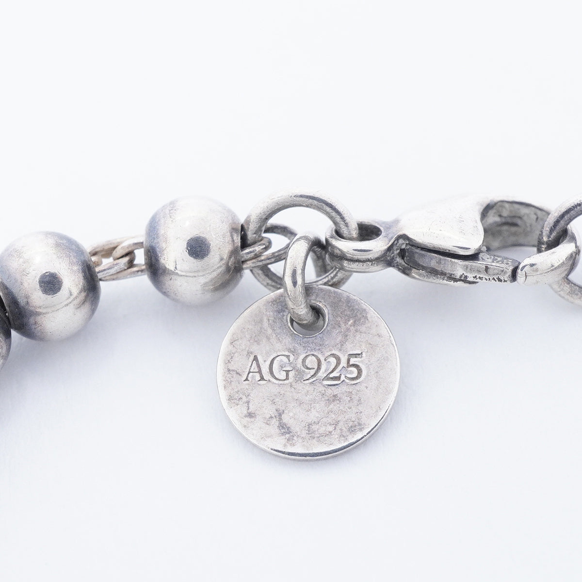 【6jgb0772-k】ティファニー ブレスレット リターントゥハート/ボールチェーン シルバー925【中古】レディース