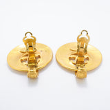【6jgb0776-k】シャネル イヤリング ヴィンテージ ココマーク GPメッキ ゴールド【中古】レディース