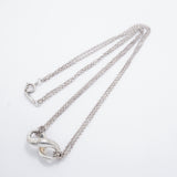 【6jgb0777-k】ティファニー ネックレス インフィニティ ダブルチェーン シルバー925【中古】レディース
