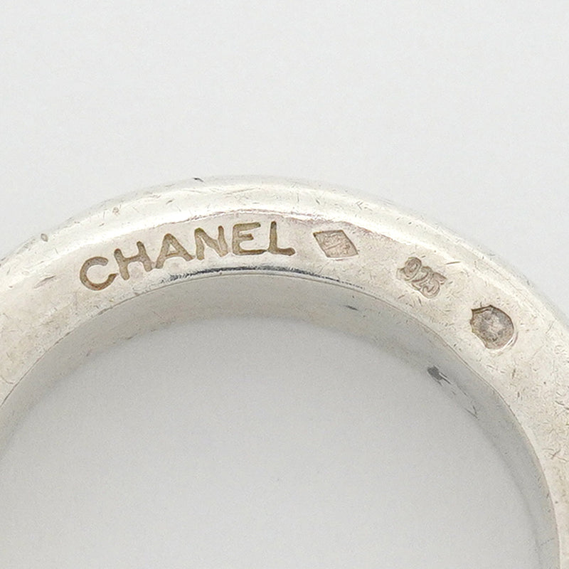【6jgb0779】シャネル リング シャネルロゴ シルバー925 12号【中古】レディース