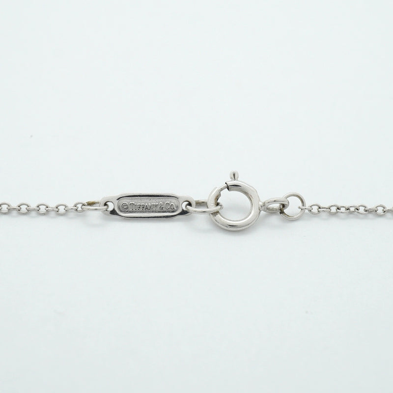 【6jgb0783】ティファニー ネックレス メトロ/ホースシュー K18WG ホワイトゴールド ダイヤモンド【中古】レディース