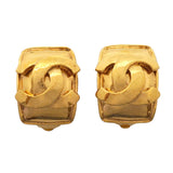 【6jgb0785】シャネル イヤリング ヴィンテージ ココマーク GPメッキ ゴールド【中古】レディース
