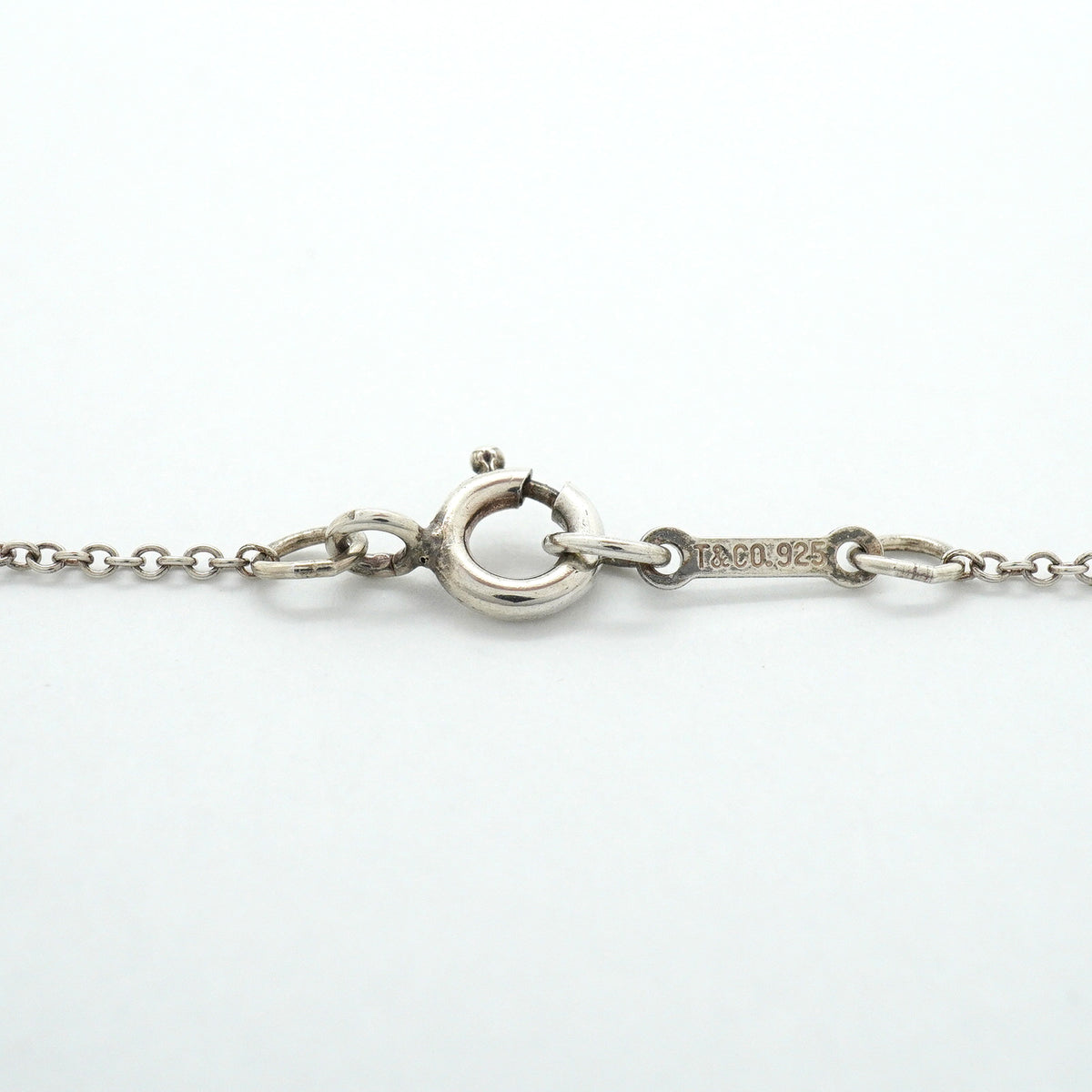 【6jgb0786】ティファニー ネックレス ダブルループ シルバー925【中古】レディース
