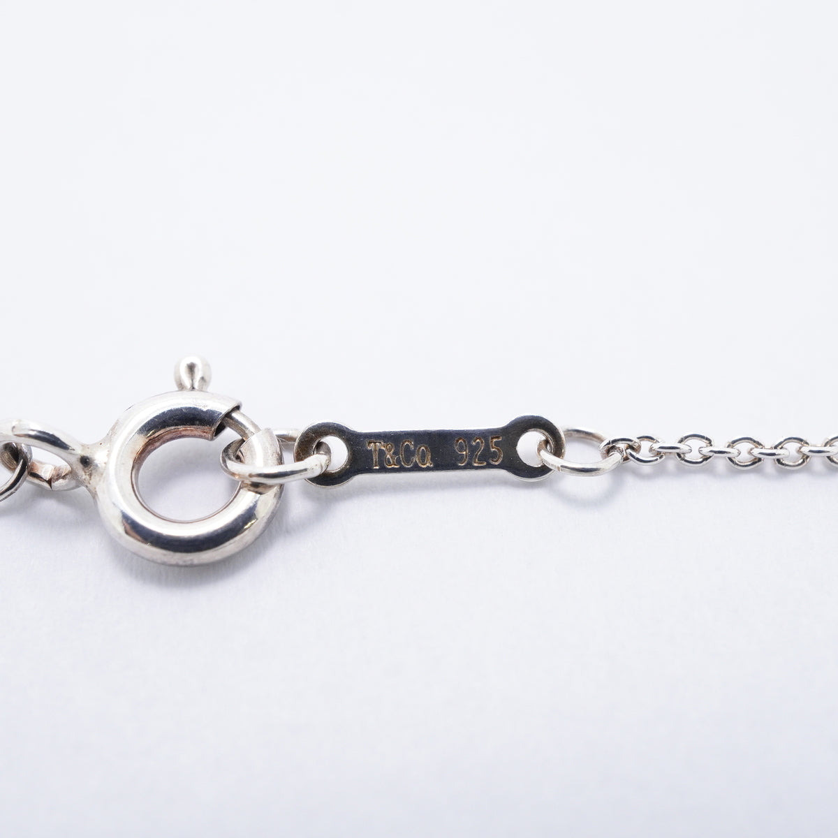 【6jgb0793-k】ティファニー ネックレス ラビングハート シルバー925【中古】レディース