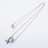 【6jgb0793-k】ティファニー ネックレス ラビングハート シルバー925【中古】レディース