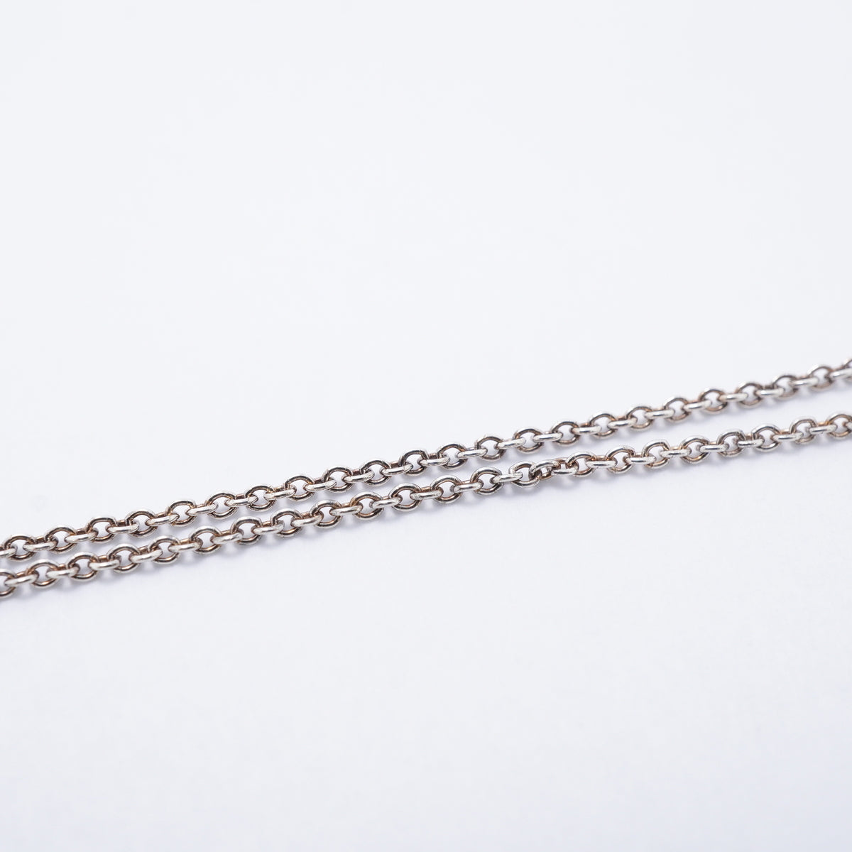 【6jgb0793-k】ティファニー ネックレス ラビングハート シルバー925【中古】レディース