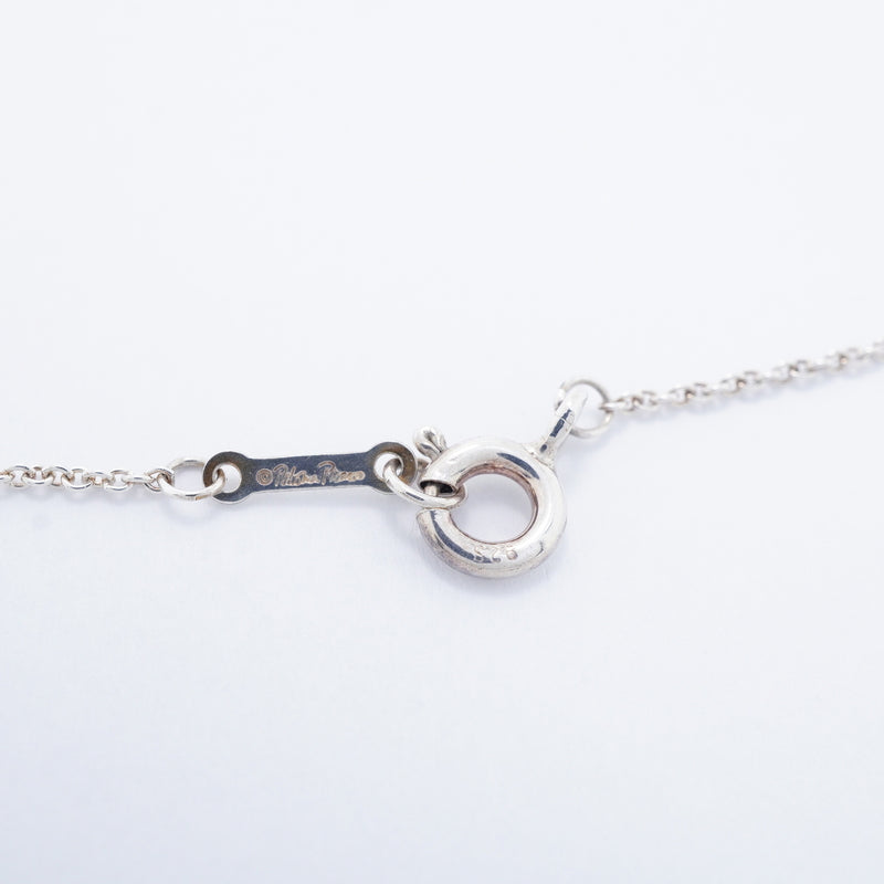 【6jgb0793-k】ティファニー ネックレス ラビングハート シルバー925【中古】レディース