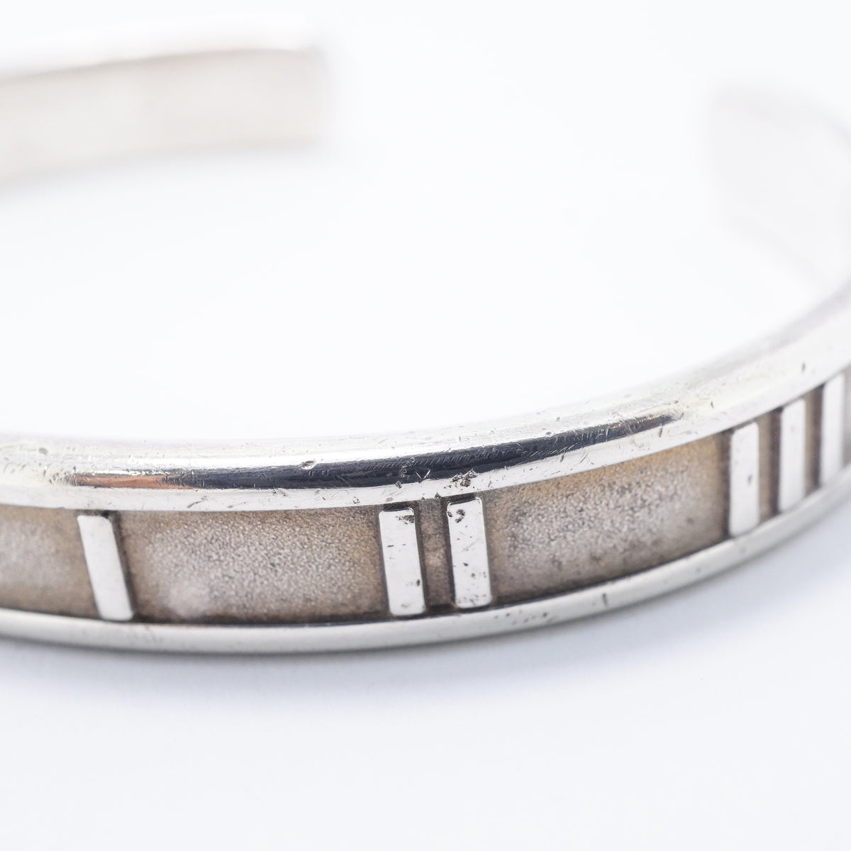 【6jgb0794-k】ティファニー バングル アトラス シルバー925【中古】レディース