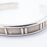 【6jgb0794-k】ティファニー バングル アトラス シルバー925【中古】レディース