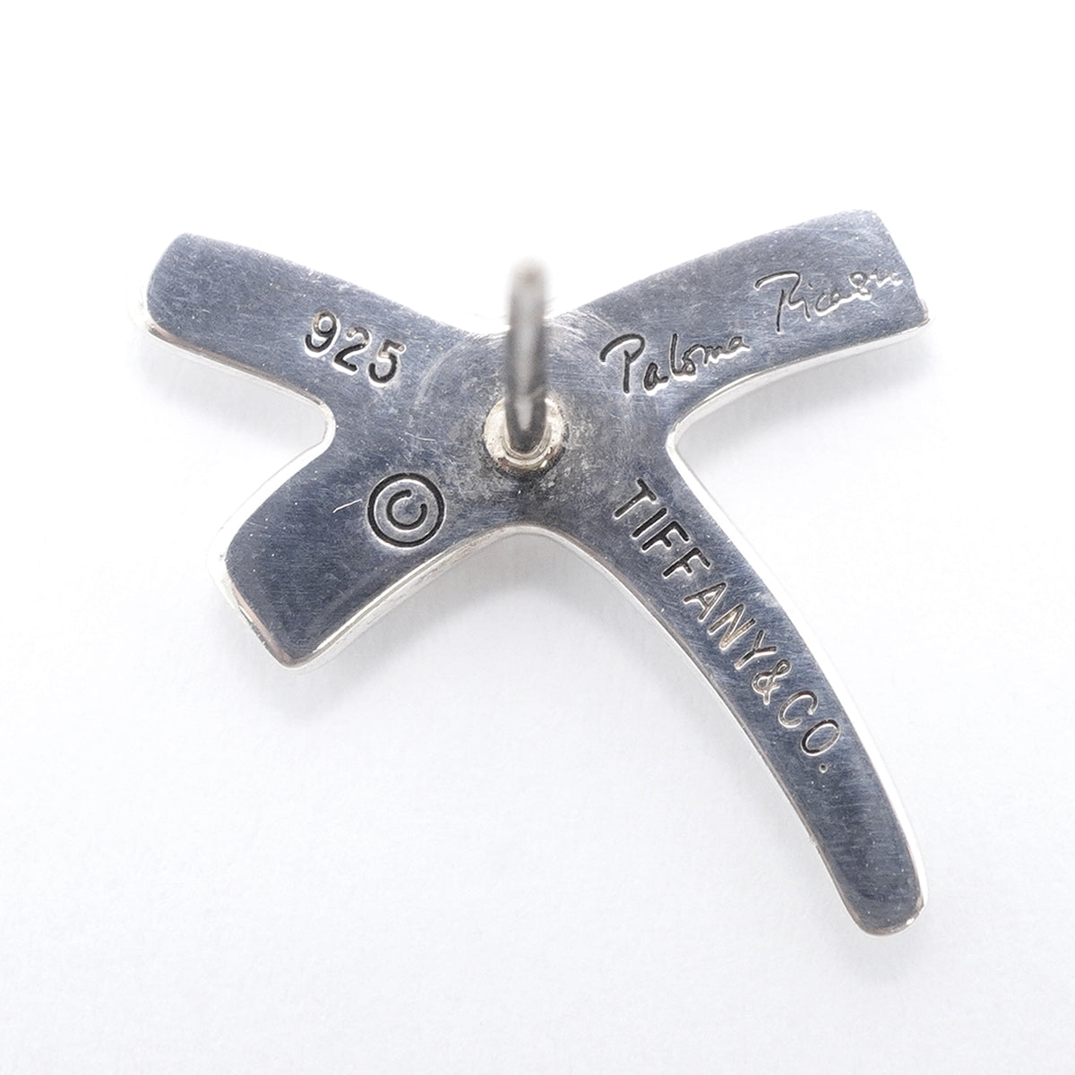 【6jgb0796-k】ティファニー ピアス キス シルバー925【中古】レディース