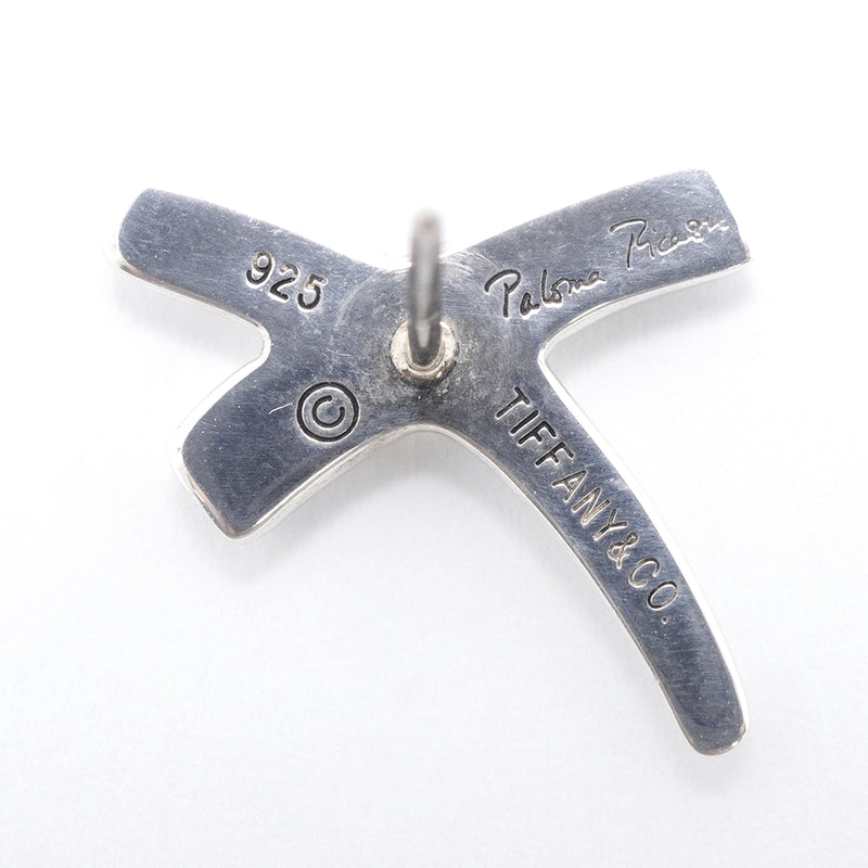 【6jgb0796-k】ティファニー ピアス キス シルバー925【中古】レディース