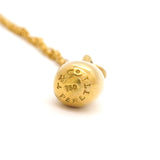 【6jgb0814】ティファニー ネックレス ティアドロップ K18YG イエローゴールド【中古】レディース