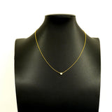 【6jgb0815】ティファニー ネックレス バイザヤード 1PD K18YG イエローゴールド ダイヤモンド【中古】レディース