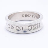 【6jgb0820-k】ティファニー リング ナロー シルバー925 21号【中古】メンズ