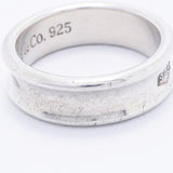 【6jgb0820-k】ティファニー リング ナロー シルバー925 21号【中古】メンズ