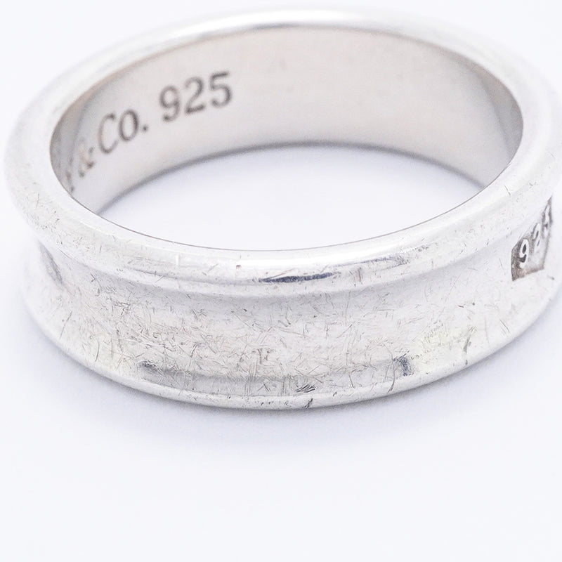 【6jgb0820-k】ティファニー リング ナロー シルバー925 21号【中古】メンズ
