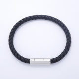 【6jgb0830-k】エルメス ブレスレット ゴリアテ メタル レザー ブラック シルバー【中古】レディース